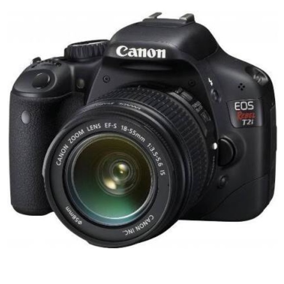 Canon EOS Rebel t2i camera body with 18-55mm lens - Picture 2 of 4